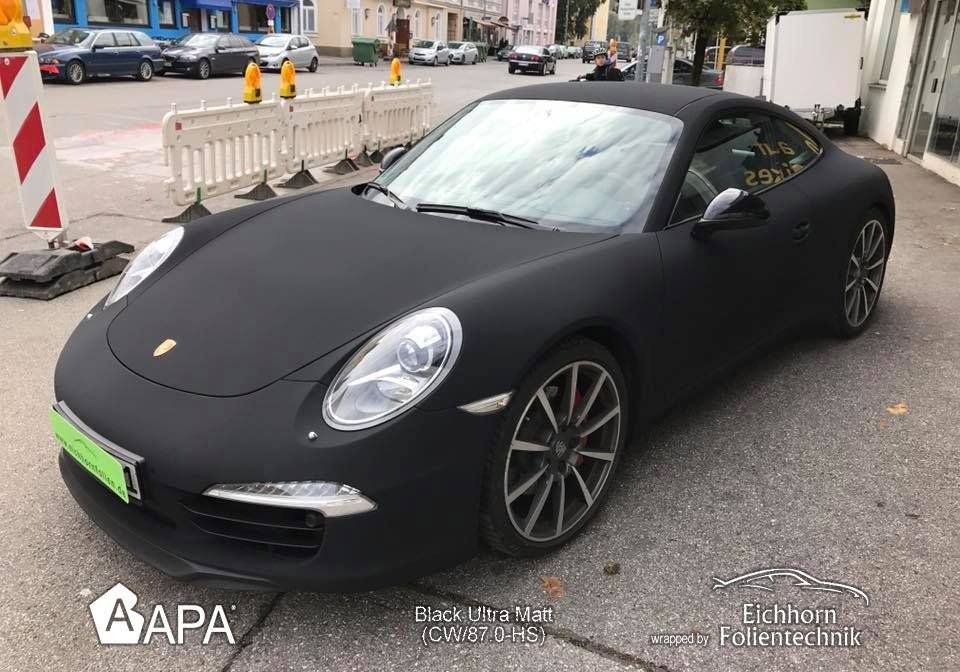 APA JP/87.0H – Ultramatte Black – Vinyles Covering Mats APA® voiture