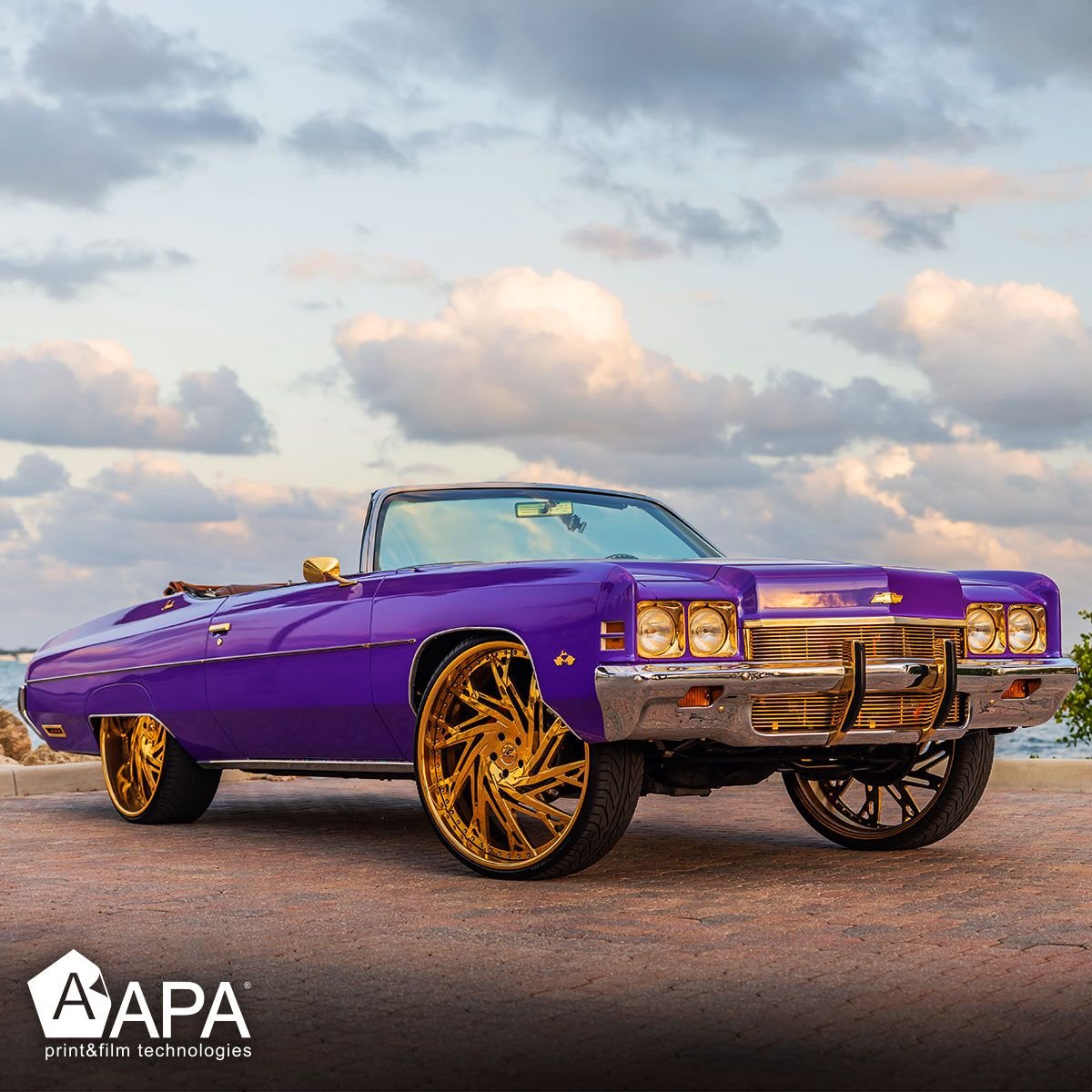 APA JP/979.8 – Gloss Metallic Booyah Purp – Vinyles Covering Brillants APA® voiture