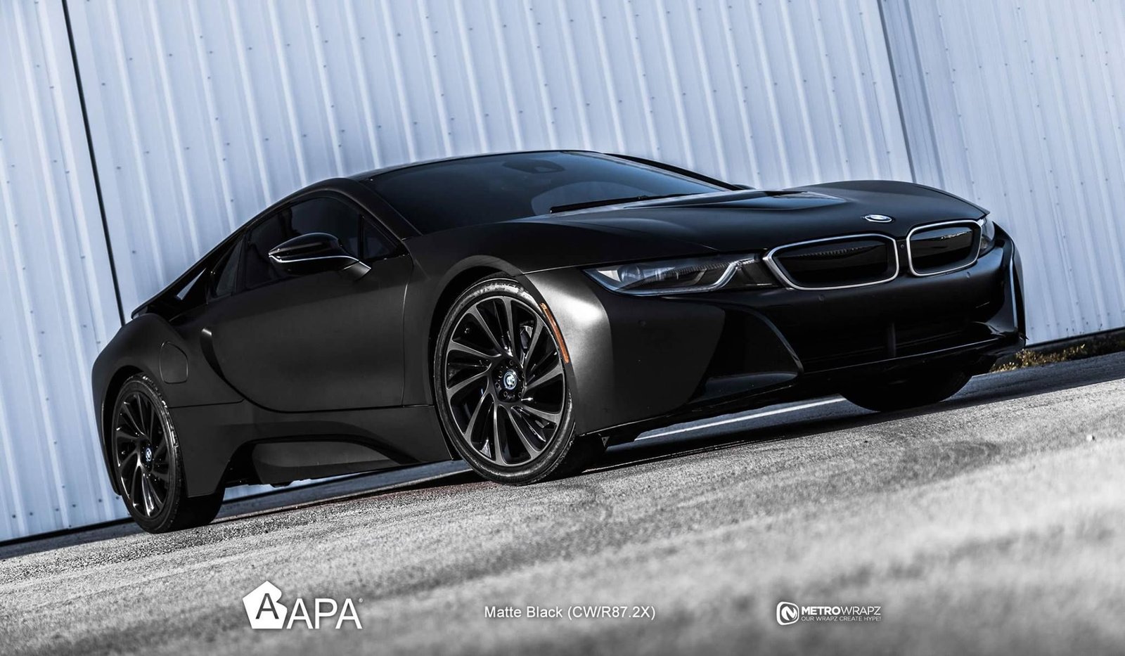 APA JP/R87.2 – Matte Black – Vinyles Covering Mats APA® voiture