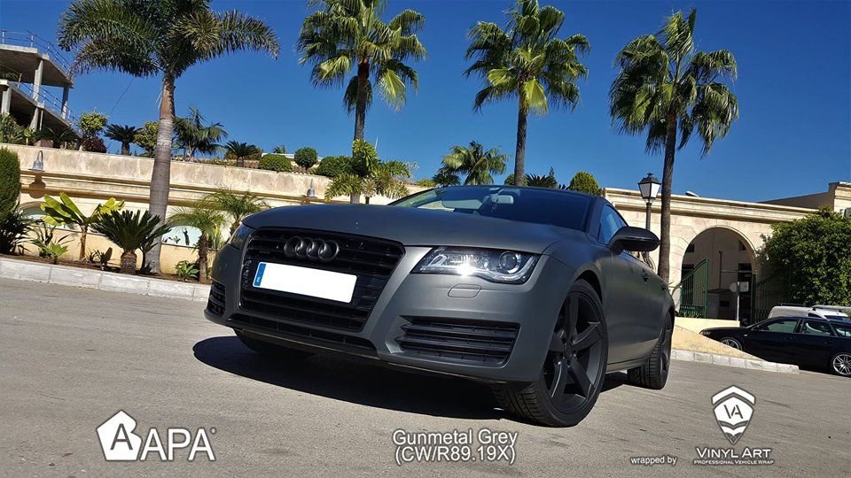 APA JP/R89.19 – Satin Metal Daytona Grey – Vinyles Covering Satinés APA® voiture