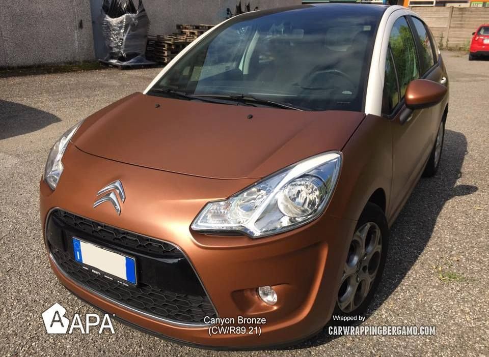APA JP/R89.21 – Satin Metal Canyon Bronze – Vinyles Covering Satinés APA® voiture