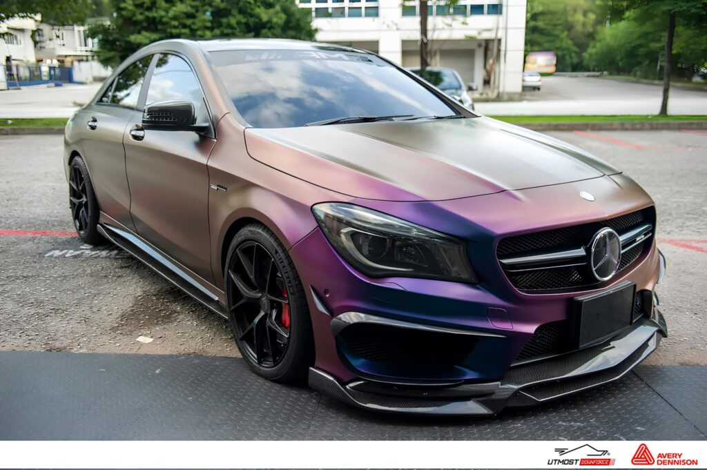 Avery SWF – Colorflow Rushing Riptide Satiné – film covering voiture Caméléon Satiné Bleu-violet changeant satiné Avery Dennison® SWF