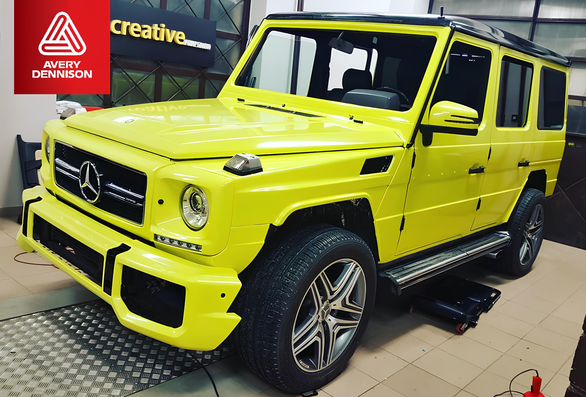 Avery SWF – Jaune Ambulance Brillant – Vinyles Covering Brillants Avery Dennison® SWF voiture