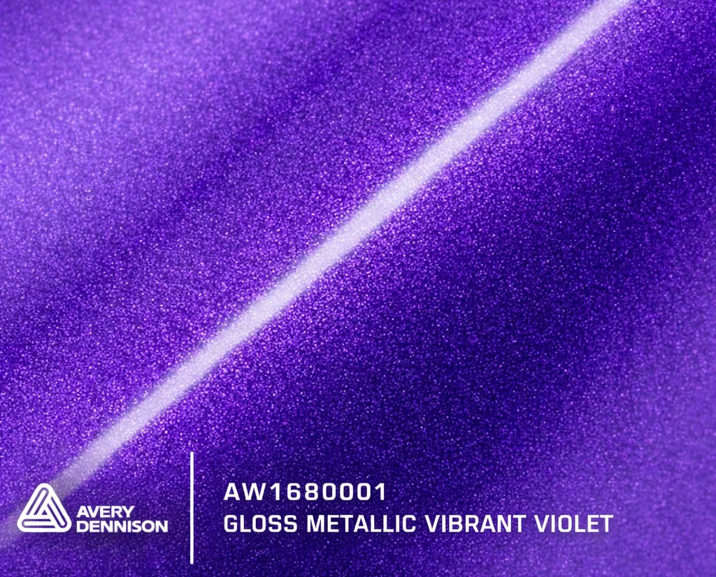 Avery SWF – Violet Vibrant Métallisé Brillant – film covering voiture Brillant Métallisé Violet Vibrant métallisé Avery Dennison® SWF – vue 2