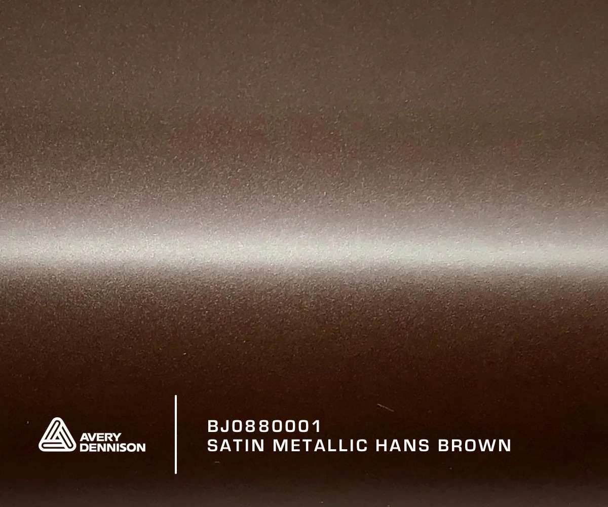 Avery SWF – Marron Hans Métallisé Satiné – film covering voiture Satiné Métallisé Hans Brown métal satiné Avery Dennison® SWF