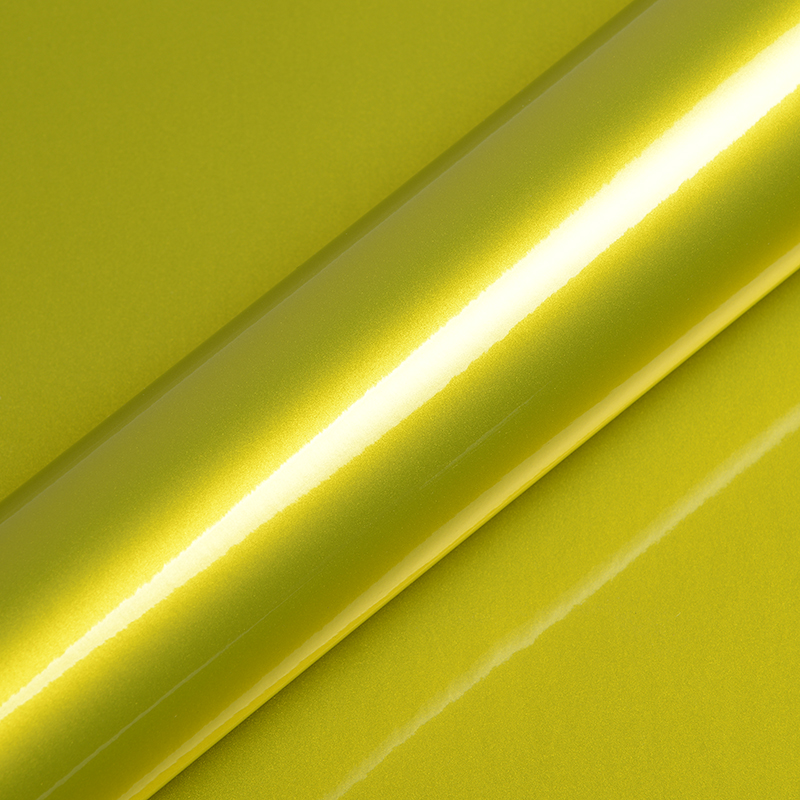 Hexis Skintac HX20558B – Metallic Yellow Gloss – Vinyles Covering Brillants Hexis Skintac voiture