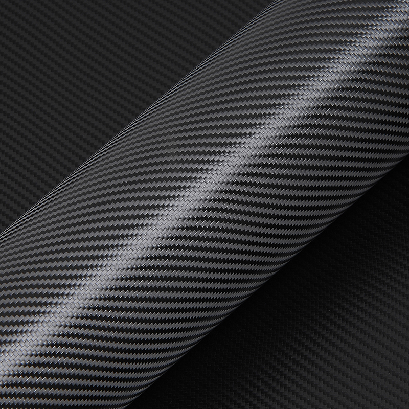 Hexis Skintac Black Carbon Gloss, film covering carbone noir