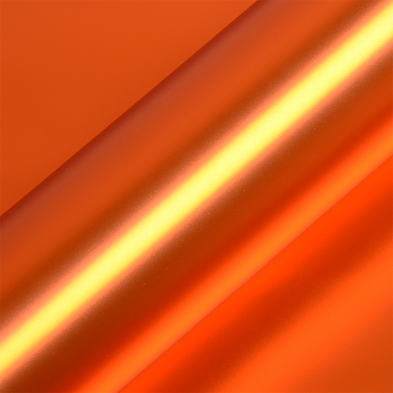 Hexis Skintac HX30SCH08S – Super Chrome Orange Satin – Vinyles Chromés & Miroir Hexis Skintac voiture