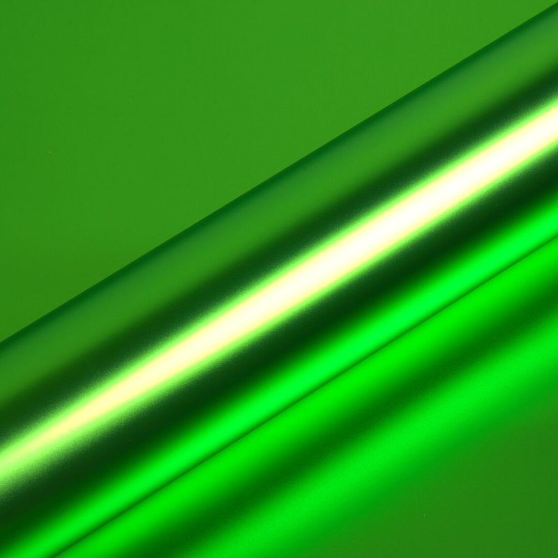 Hexis Skintac HX30SCH14S – Super Chrome Lemon Green Satin – Vinyles Chromés & Miroir Hexis Skintac voiture