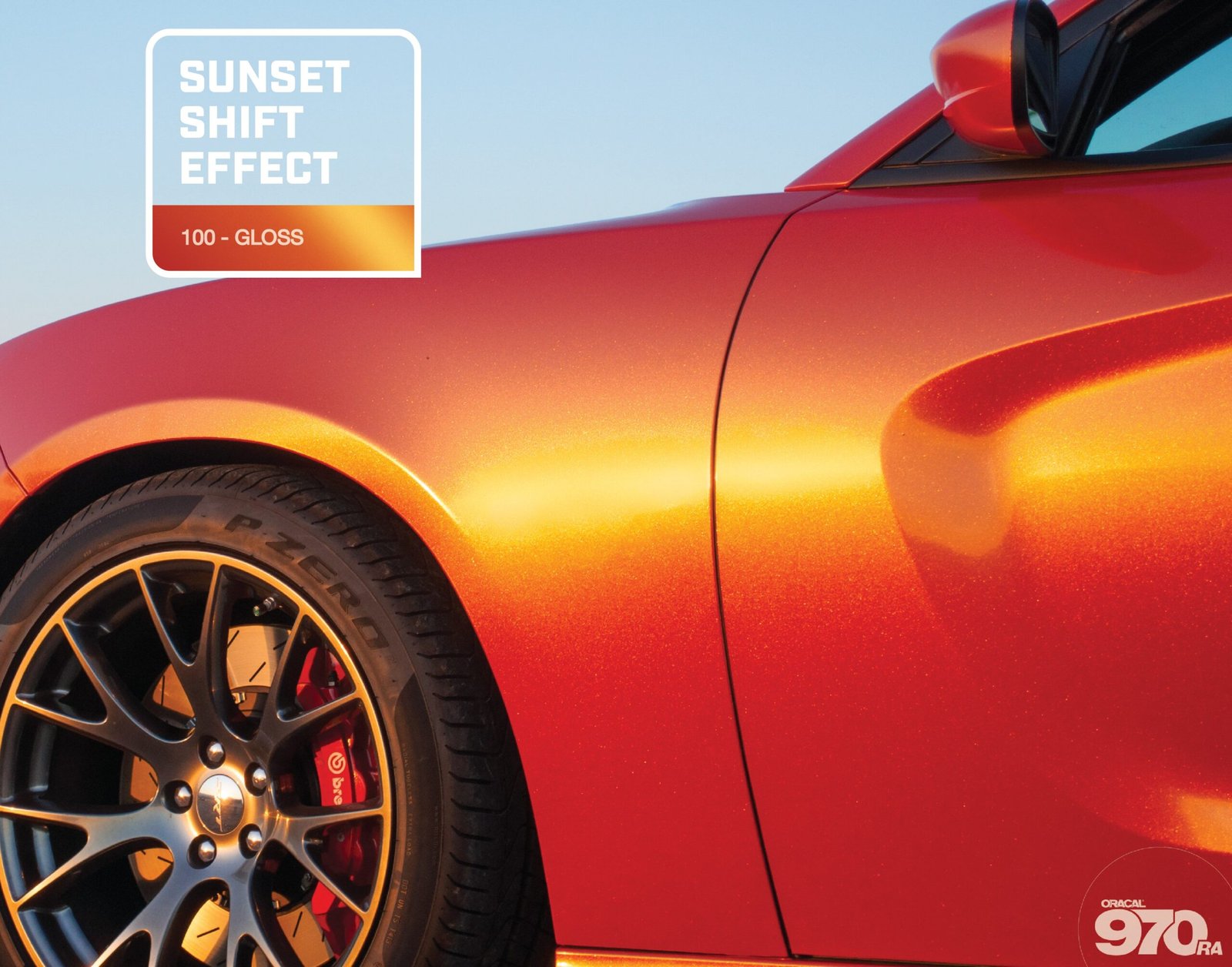 Oracal® 970 100G – Coucher de Soleil Shift Effect Brillant – Vinyles Covering Brillants Oracal® 970 voiture